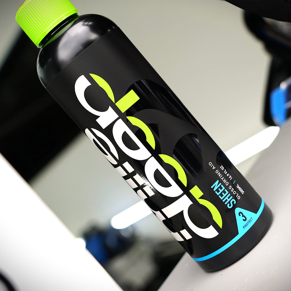 Sheen gloss drying aid for cars